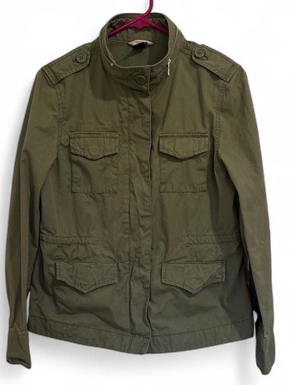 Vintage GAP Utility Field Jacket in Olive Green Drab - Size M